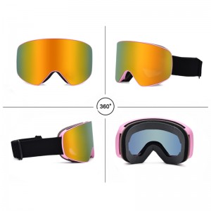 UF037 OEM ODM migliori occhiali da sci da snowboard da donna, occhiali da sole da sci