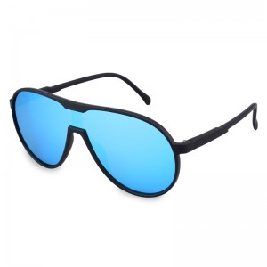 US065 Occhiali da sole unisex per aviazione di marca personalizzata Occhiali da sole quadrati a doppio ponte