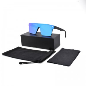 US035 occhiali da sole personalizzati firmati con tonalità quadrate rosse all'ingrosso all'ingrosso