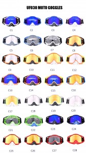UF030 occhiali da moto da equitazione con prescrizione occhiali da moto