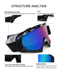UF033 Occhiali da moto Produttore all'ingrosso Occhiali per Dirt Bike