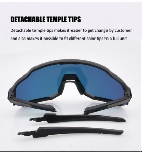 UY075 Occhiali da sole da sole sportivi da ciclismo polarizzati OEM UV400 all'ingrosso TR90
