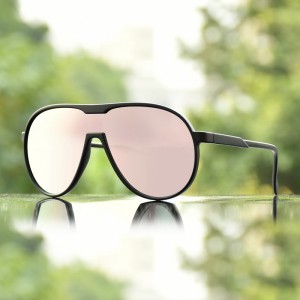 US065 Occhiali da sole unisex per aviazione di marca personalizzata Occhiali da sole quadrati a doppio ponte