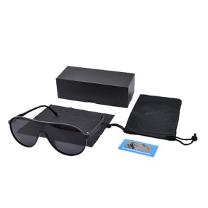 US065 Occhiali da sole unisex per aviazione di marca personalizzata Occhiali da sole quadrati a doppio ponte