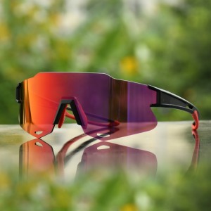 UY080A Occhiali da sole sportivi polarizzati Tr90 di marca di moda all'ingrosso per la corsa in bicicletta
